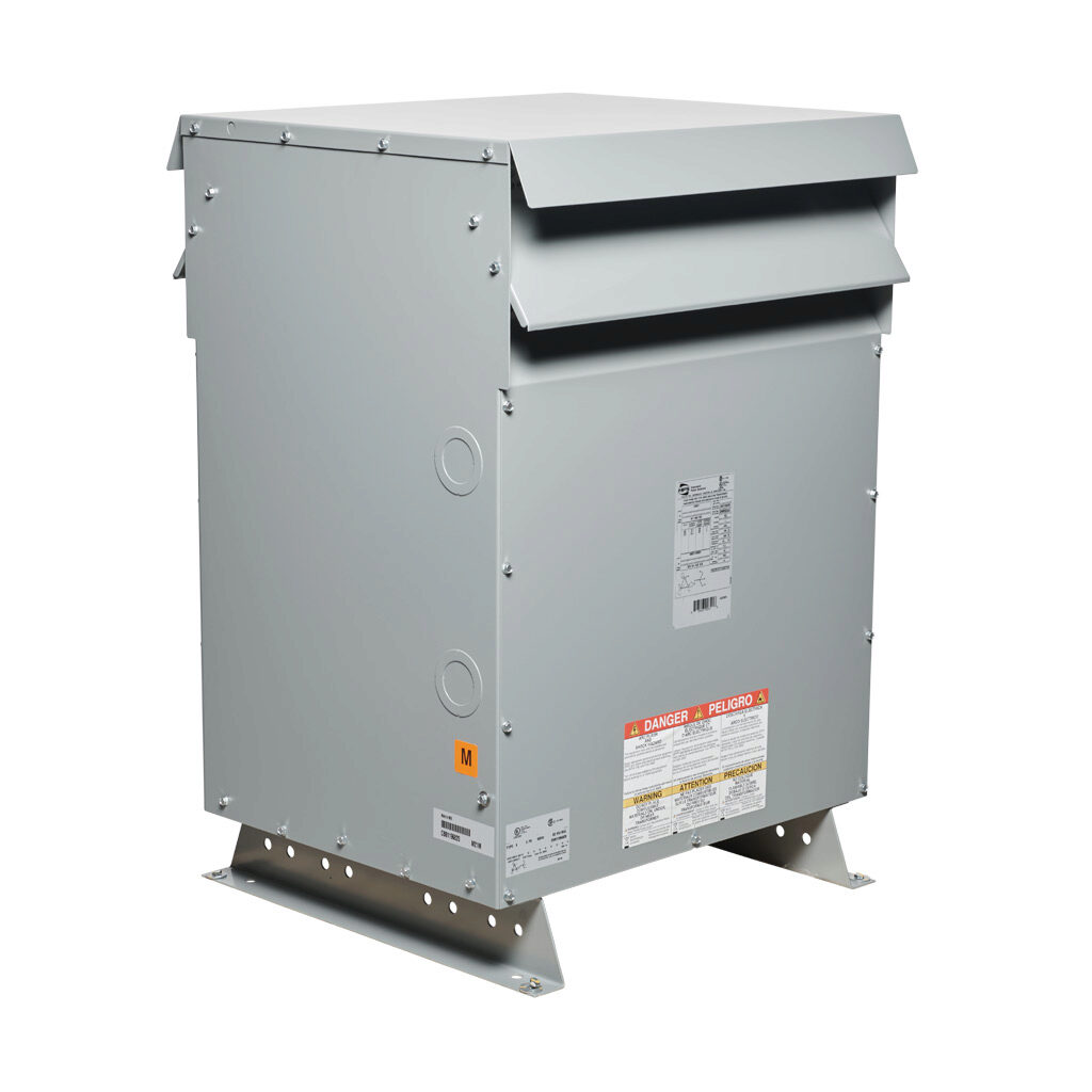 DM063JJ - Hammond drive isolation transformer, open core, 63 kVA, 3-phase, 460 VAC Delta, 460Y/266 VAC secondary, 60 Hz, NEMA 3R, floor, wall or ceiling mount.