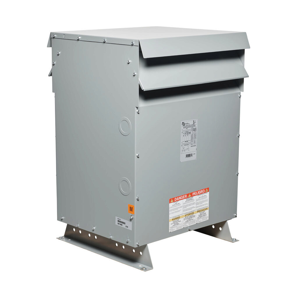 DM075JJ - Hammond drive isolation transformer, open core, 75 kVA, 3-phase, 460 VAC Delta, 460Y/266 VAC secondary, 60 Hz, NEMA 3R, floor, wall or ceiling mount.