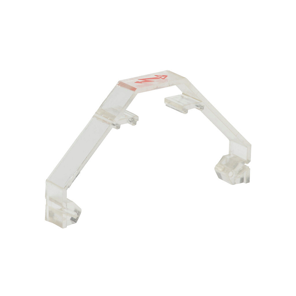 DN-C10MN - DINnector terminal block top cover, clear, printed electrical symbol. Package of 25. For use with DN-T10-A series terminal blocks.
