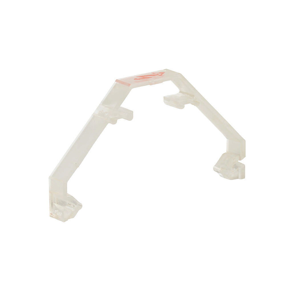 DN-C12MN - DINnector terminal block top cover, clear, printed electrical symbol. Package of 25. For use with DN-T12-A series terminal blocks.