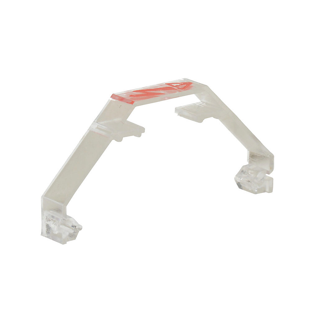 DN-C86MN - DINnector terminal block top cover, clear, printed electrical symbol. Package of 25. For use with DN-T8 or DN-T6 series terminal blocks.