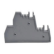 DN-EMXDVSPA1 - DINnector terminal block spacer, gray. Package of 25. For use with DN-EMXDV or DN-QEMXDV series terminal block.