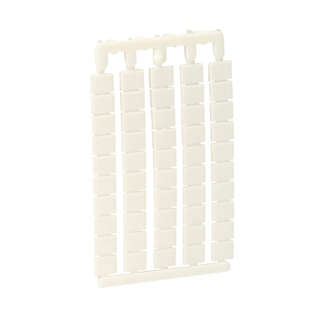 DN-LATB-A - DINnector marking tag, 5 x 6mm, blank. Package of 500. For use with DN-TL14, DN-TL14S, DN-TL14SLP and DN-TL14SLN terminal blocks.