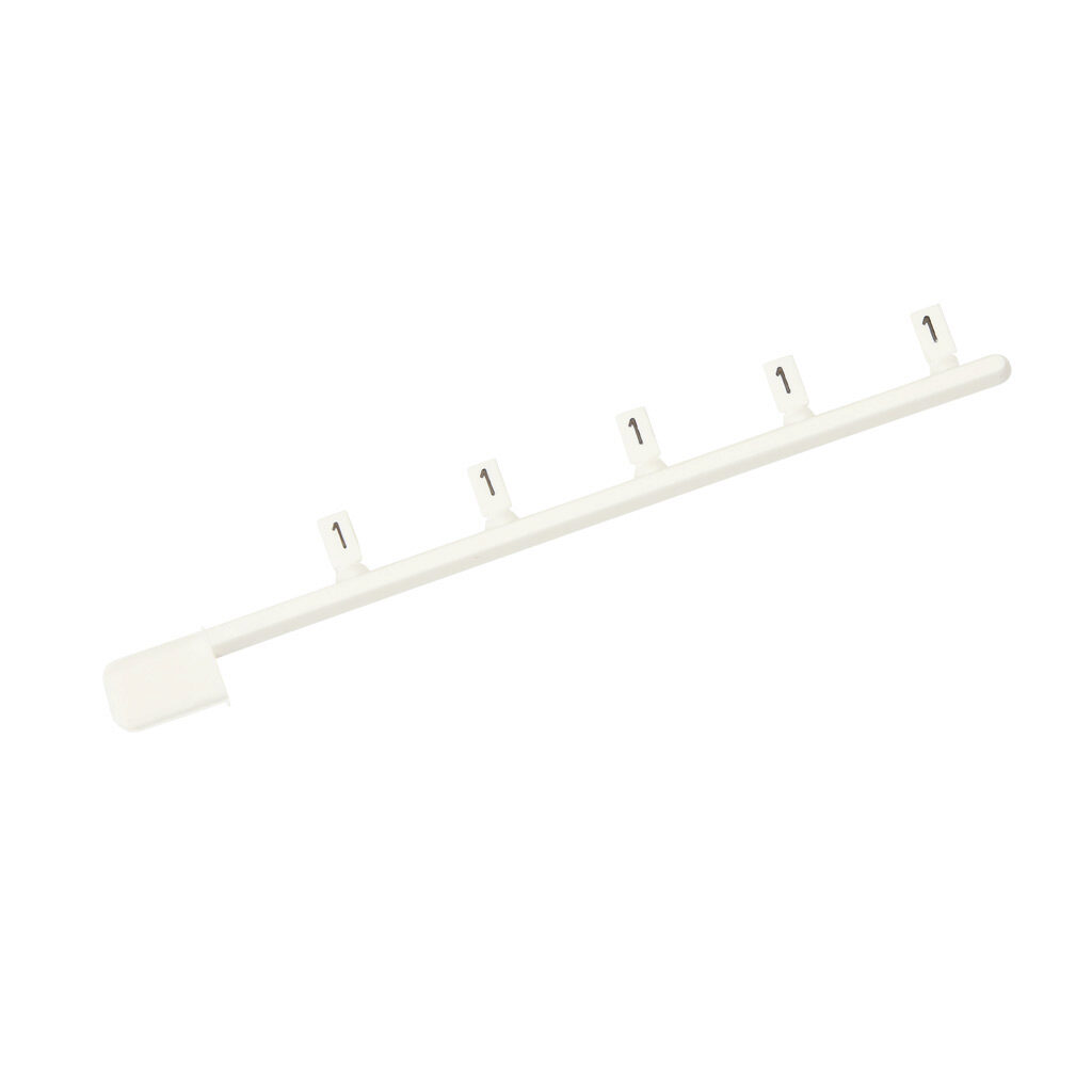 DN-LT1 - DINnector marking tag, 3 x 5mm, single number (1). Package of 100. For use with DINnector terminal block except DN-Q series.