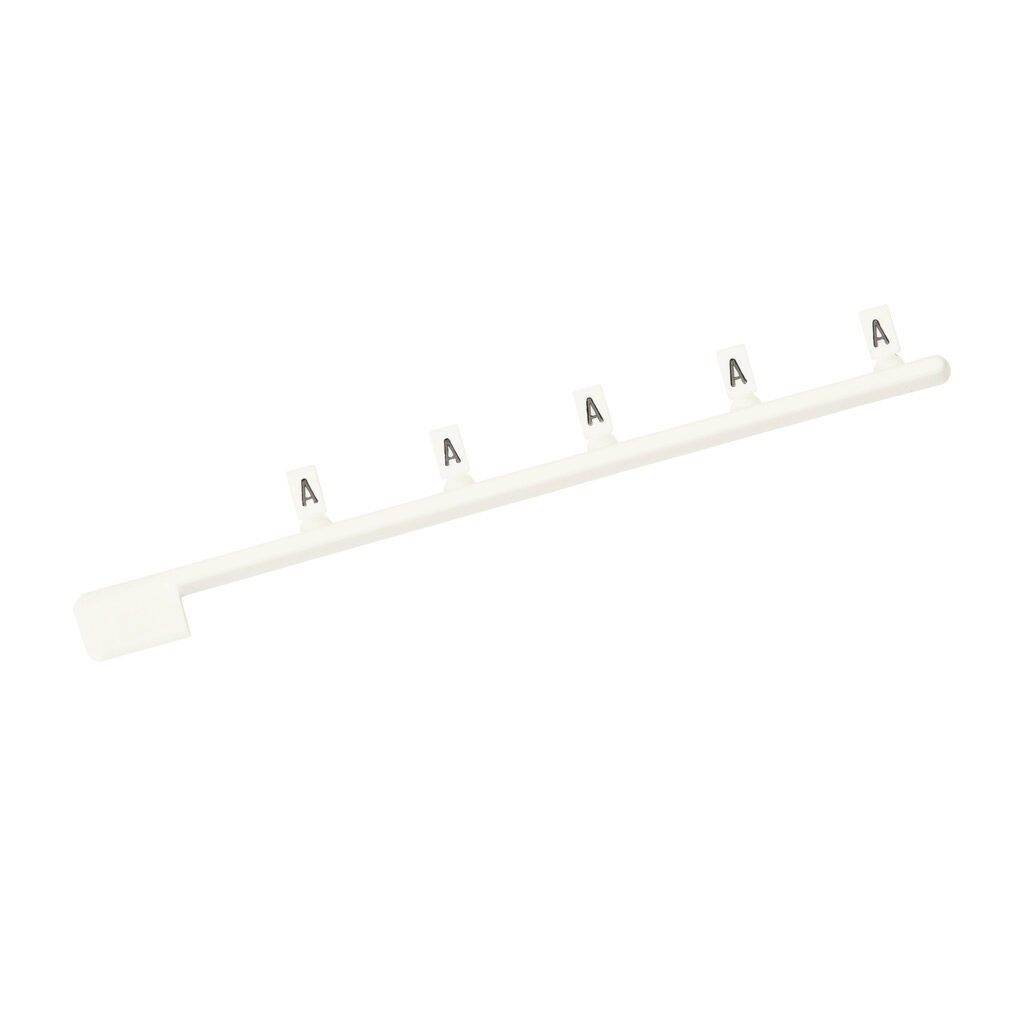 DN-LTA - DINnector marking tag, 3 x 5mm, single character (A). Package of 100. For use with DINnector terminal block except DN-Q series.