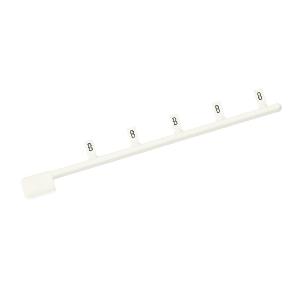 DN-LTB - DINnector marking tag, 3 x 5mm, single character (B). Package of 100. For use with DINnector terminal block except DN-Q series.