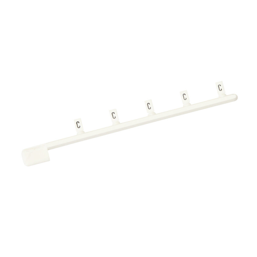 DN-LTC - DINnector marking tag, 3 x 5mm, single character (C). Package of 100. For use with DINnector terminal block except DN-Q series.