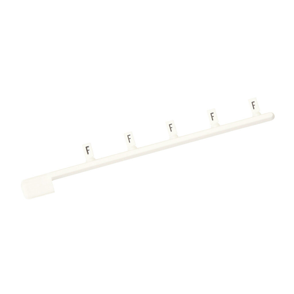 DN-LTF - DINnector marking tag, 3 x 5mm, single character (F). Package of 100. For use with DINnector terminal block except DN-Q series.