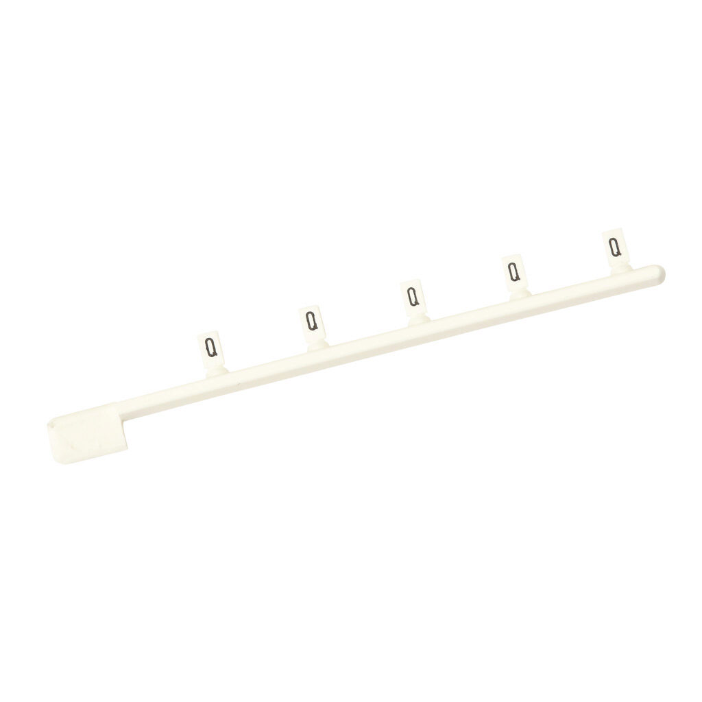DN-LTQ - DINnector marking tag, 3 x 5mm, single character (Q). Package of 100. For use with DINnector terminal block except DN-Q series.