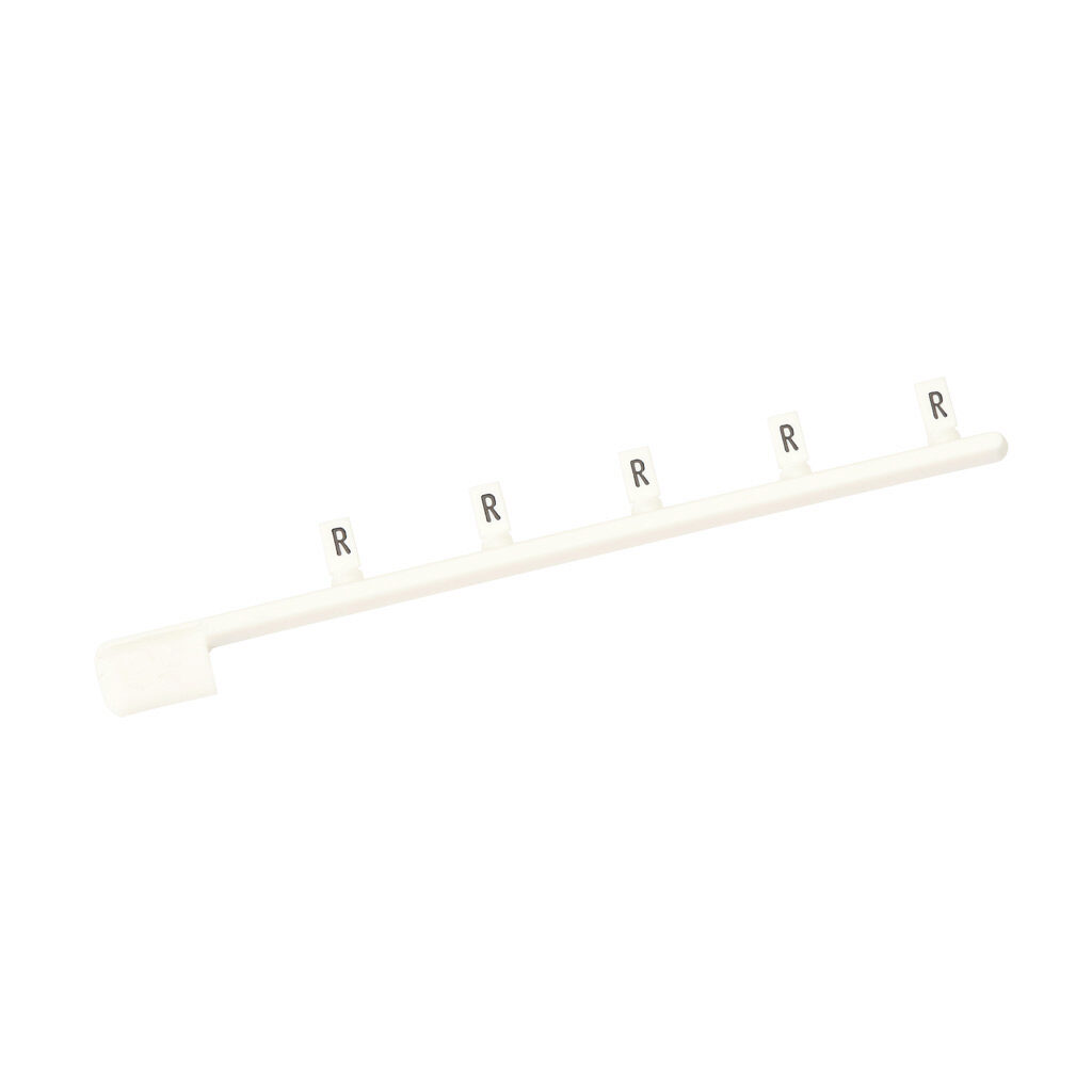 DN-LTR - DINnector marking tag, 3 x 5mm, single character (R). Package of 100. For use with DINnector terminal block except DN-Q series.