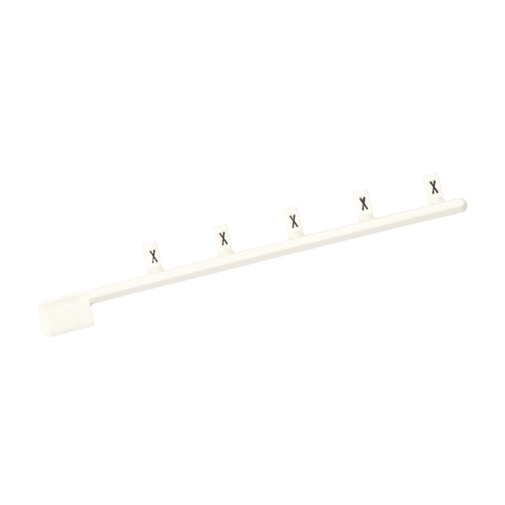 DN-LTX - DINnector marking tag, 3 x 5mm, single character (X). Package of 100. For use with DINnector terminal block except DN-Q series.