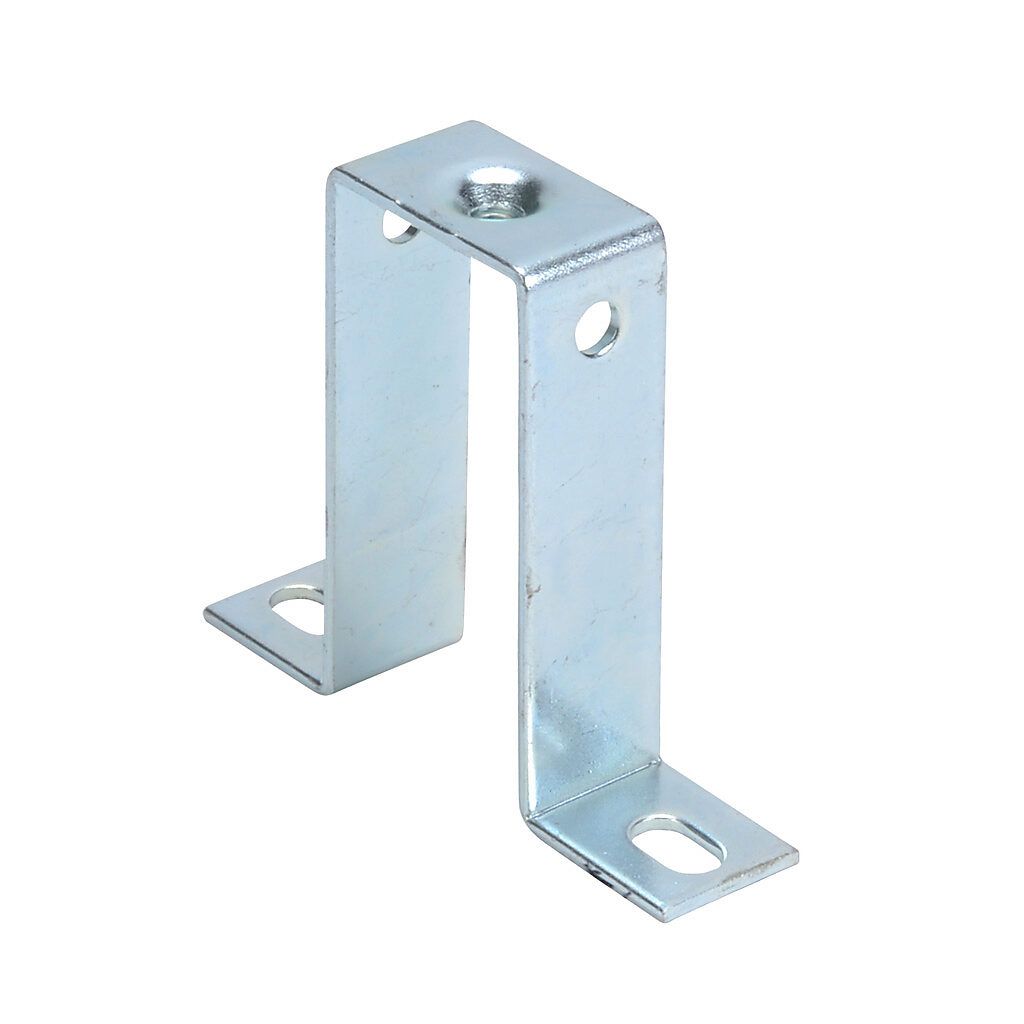 DN-SSB70-10 - AutomationDirect standard DIN rail support bracket, 70mm height, zinc plated steel. Package of 10. For use with 35mm DIN rail.