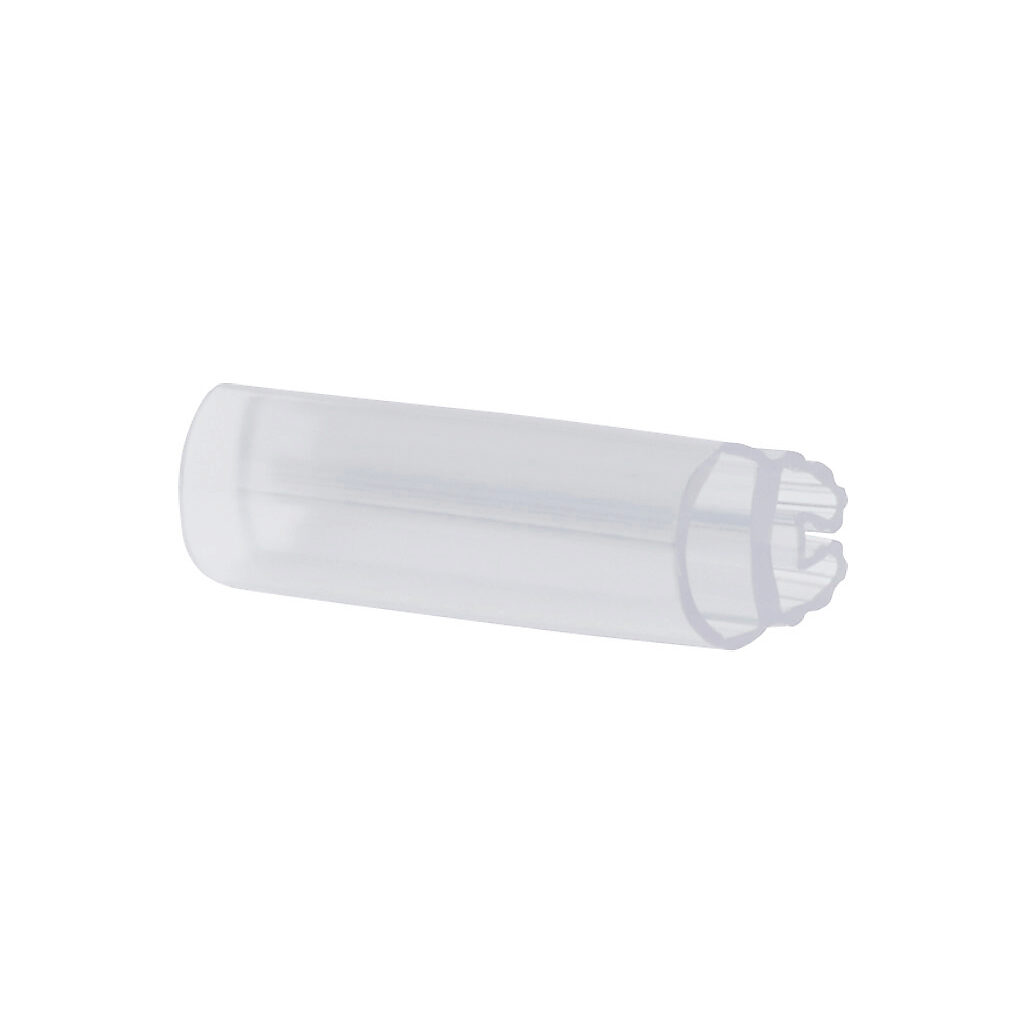 DN-WM-1 - DINnector wire tag holder, clear, accepts wire size 22-16 AWG, 12mm length. Package of 200. For use with DN-WMTAG1 wire tags.