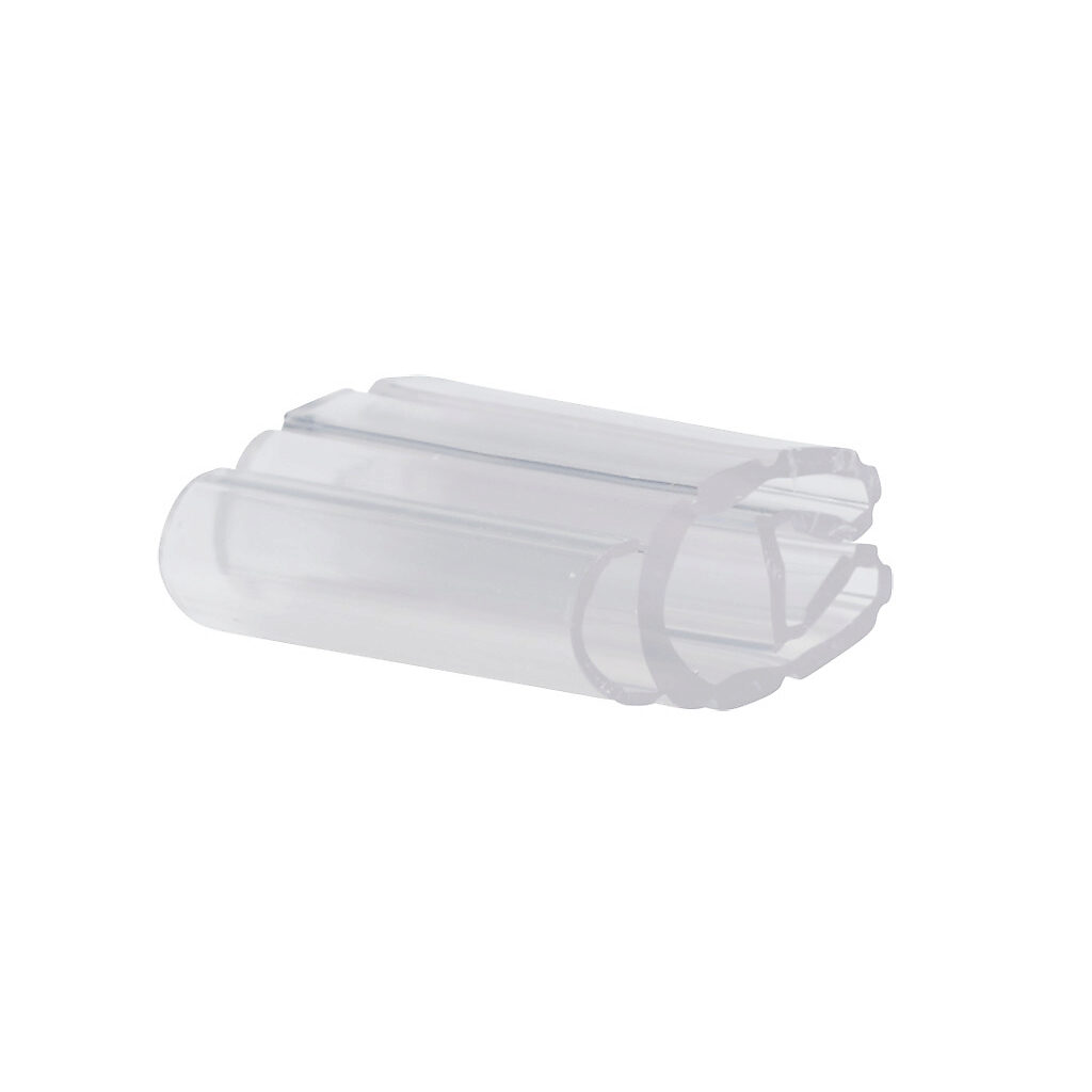 DN-WM-3 - DINnector wire tag holder, clear, accepts wire size 14-5 AWG, 12mm length. Package of 100. For use with DN-WMTAG1 wire tags.