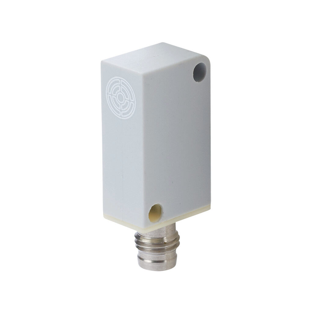 DR10-AN-1F - Micro Detectors inductive proximity sensor, rectangular, 10.3 x 37 x 16mm body, polyphthalamide housing, NPN, N.O. output, 3mm sensing distance, flush, 3 kHz switching frequency, IP67, 3-pin M8 quick-disconnect.