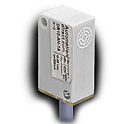 DR10-AN-2A - Micro Detectors inductive proximity sensor, rectangular, 10.3 x 28 x 16mm body, polyphthalamide housing, NPN, N.O. output, 6mm sensing distance, non-flush, 3 kHz switching frequency, IP67, pigtail.