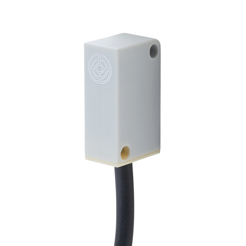 DR10-AP-2A - Micro Detectors inductive proximity sensor, rectangular, 10.3 x 28 x 16mm body, polyphthalamide housing, PNP, N.O. output, 6mm sensing distance, non-flush, 3 kHz switching frequency, IP67, pigtail.
