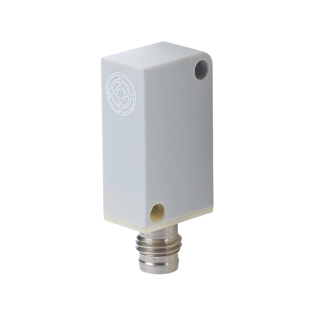 DR10-AP-2F - Micro Detectors inductive proximity sensor, rectangular, 10.3 x 37 x 16mm body, polyphthalamide housing, PNP, N.O. output, 6mm sensing distance, non-flush, 3 kHz switching frequency, IP67, 3-pin M8 quick-disconnect.
