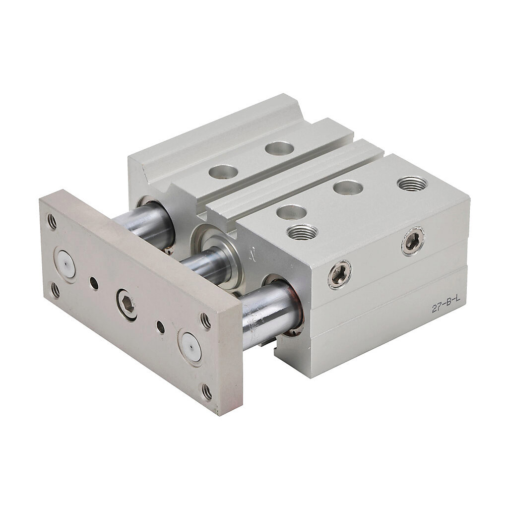 E25M030MD-M - NITRA pneumatic cylinder, dual guide rod, 25mm bore, 12mm rod diameter, 30mm stroke, double acting, magnetic piston, universal mount.