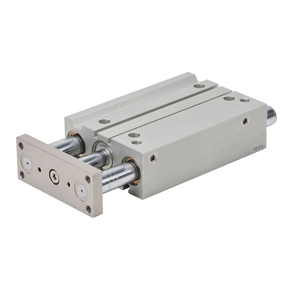 E32M125MD-M - NITRA pneumatic cylinder, dual guide rod, 32mm bore, 16mm rod diameter, 125mm stroke, double acting, magnetic piston, universal mount.