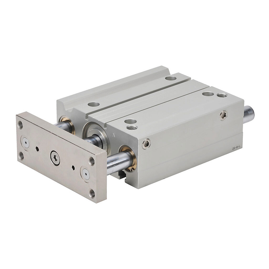 E50M125MD-M - NITRA pneumatic cylinder, dual guide rod, 50mm bore, 20mm rod diameter, 125mm stroke, double acting, magnetic piston, universal mount.