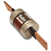 ECNR400 - Edison fuse, ECNR series, Class RK5, current-limiting, time-delay, 400A, 250 VAC, knife blade, feeder/branch protection applications.