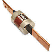 ECSR350 - Edison fuse, ECSR series, Class RK5, current-limiting, time-delay, 350A, 600 VAC, knife blade, feeder/branch protection applications.