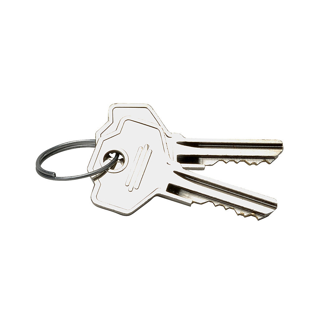 ECX1067-2 - AutomationDirect key, replacement, metal. Package of 4. For use with GCX series selector switches with key actuation.