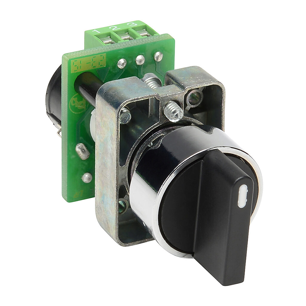 ECX2300-10K - AutomationDirect potentiometer, IP65, 10k ohm, 22mm, black. Legend plate ECX2640 purchased separately.
