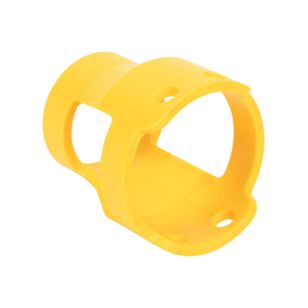 ECX2790 - Comepi SB series guard, yellow. For use with Comepi 22mm pushbuttons. For emergency stop applications.
