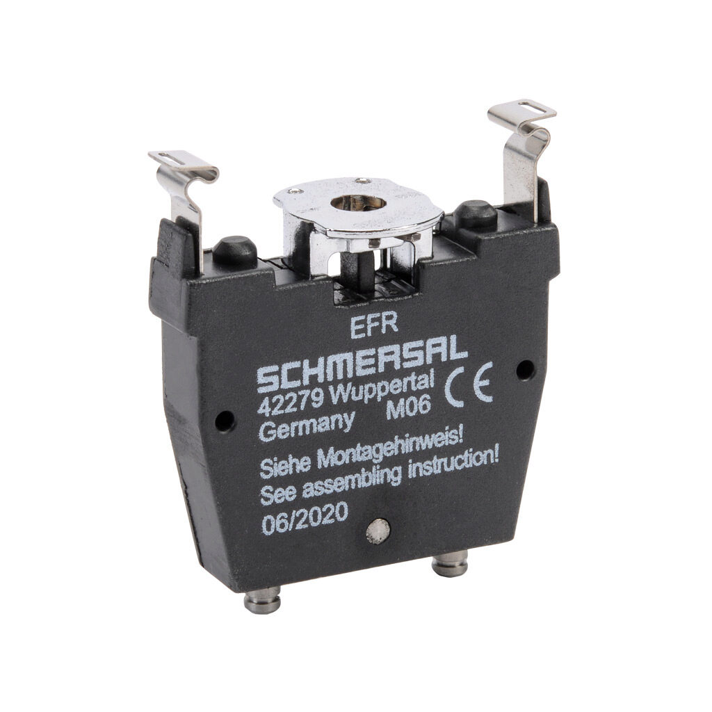 EFR - Schmersal spring element, for use with Schmersal EDRR40 series emergency stop pushbuttons.