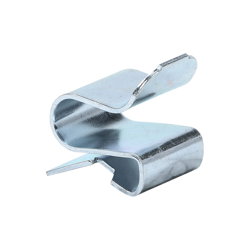 F2A - Minerallac flange mount cable clip, package of 100. For use with 1/16 to 3/16in flanges and 0.218-0.281in OD tubing or cable.