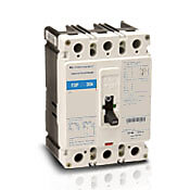 AutomationDirect F3P-200-STAC - Eaton molded case circuit breaker, 225A frame, 200A, 600 VAC/250 VDC, 3-pole, characteristics, thermal magnetic, 35kA @ 480 VAC interrupting rating, panel mount. Line and load lug terminals and factory installed 1...