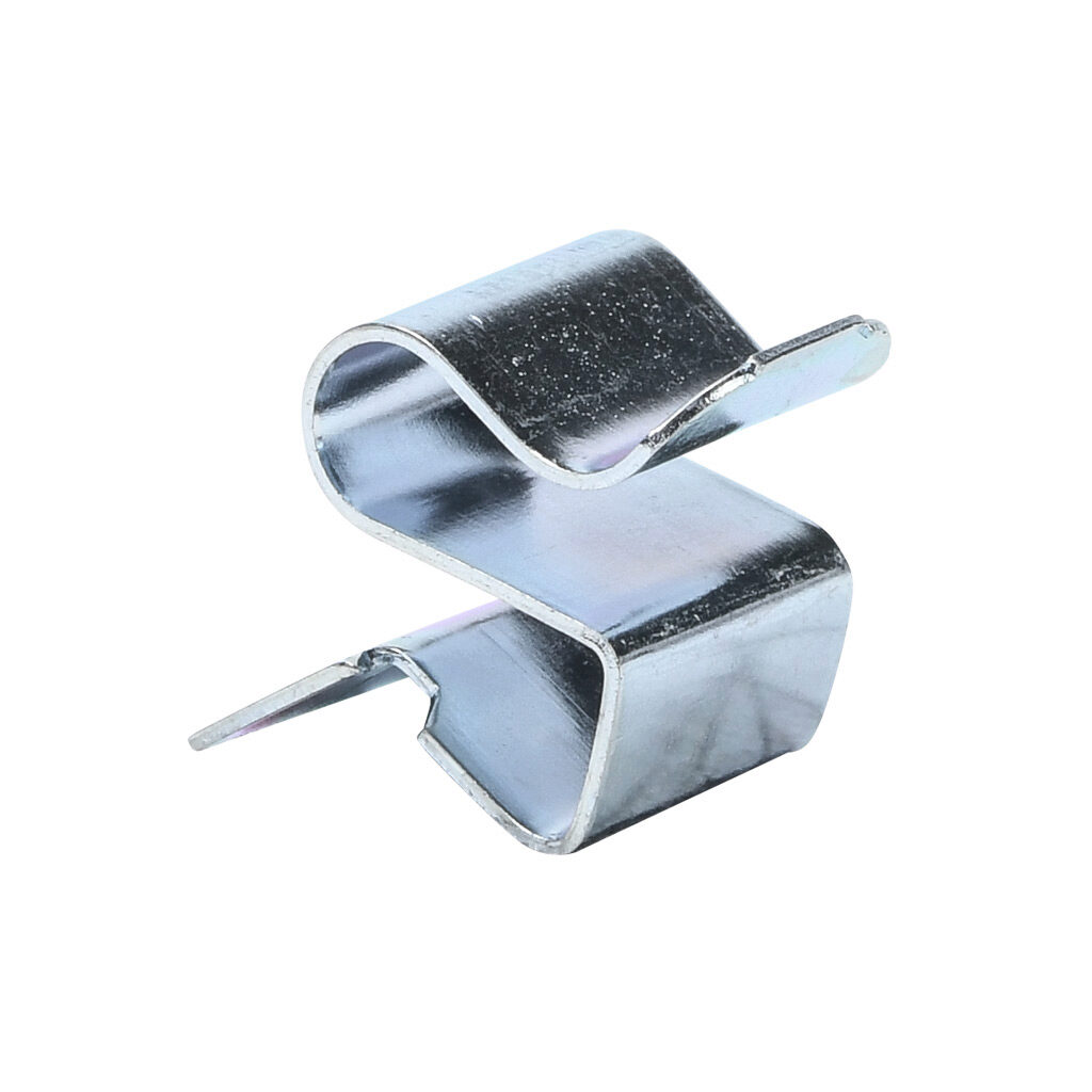 F4A - Minerallac flange mount cable clip, package of 100. For use with 3/16 to 9/32in flanges and 0.218-0.281in OD tubing or cable.