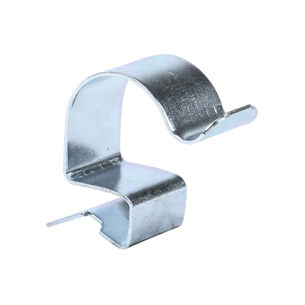 F4F - Minerallac flange mount cable clip, package of 100. For use with 3/16 to 9/32in flanges and 0.750-0.937in OD tubing or cable.