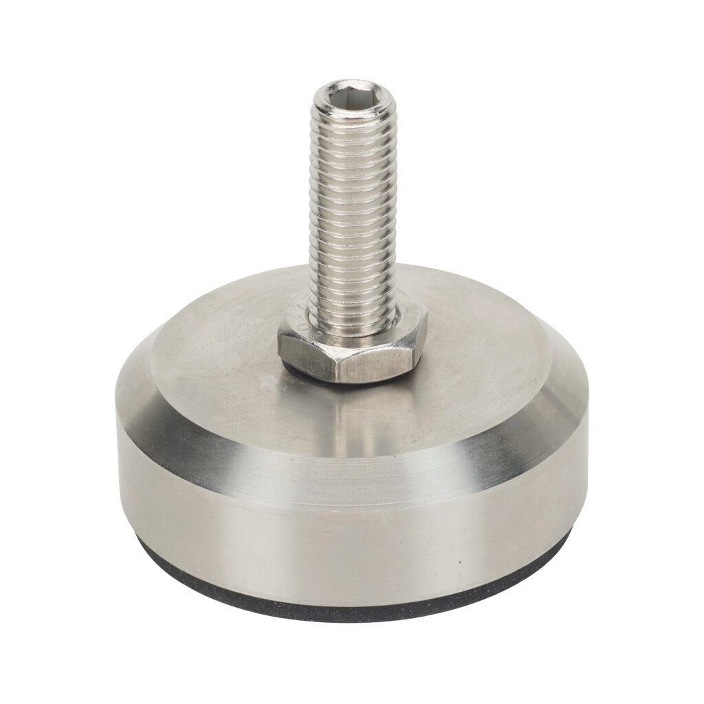 F5510-0.5T-2T - Sensy leveling foot, stainless steel, 4409 lb/2000 kg. For use with Sensy 5510 series load cells.