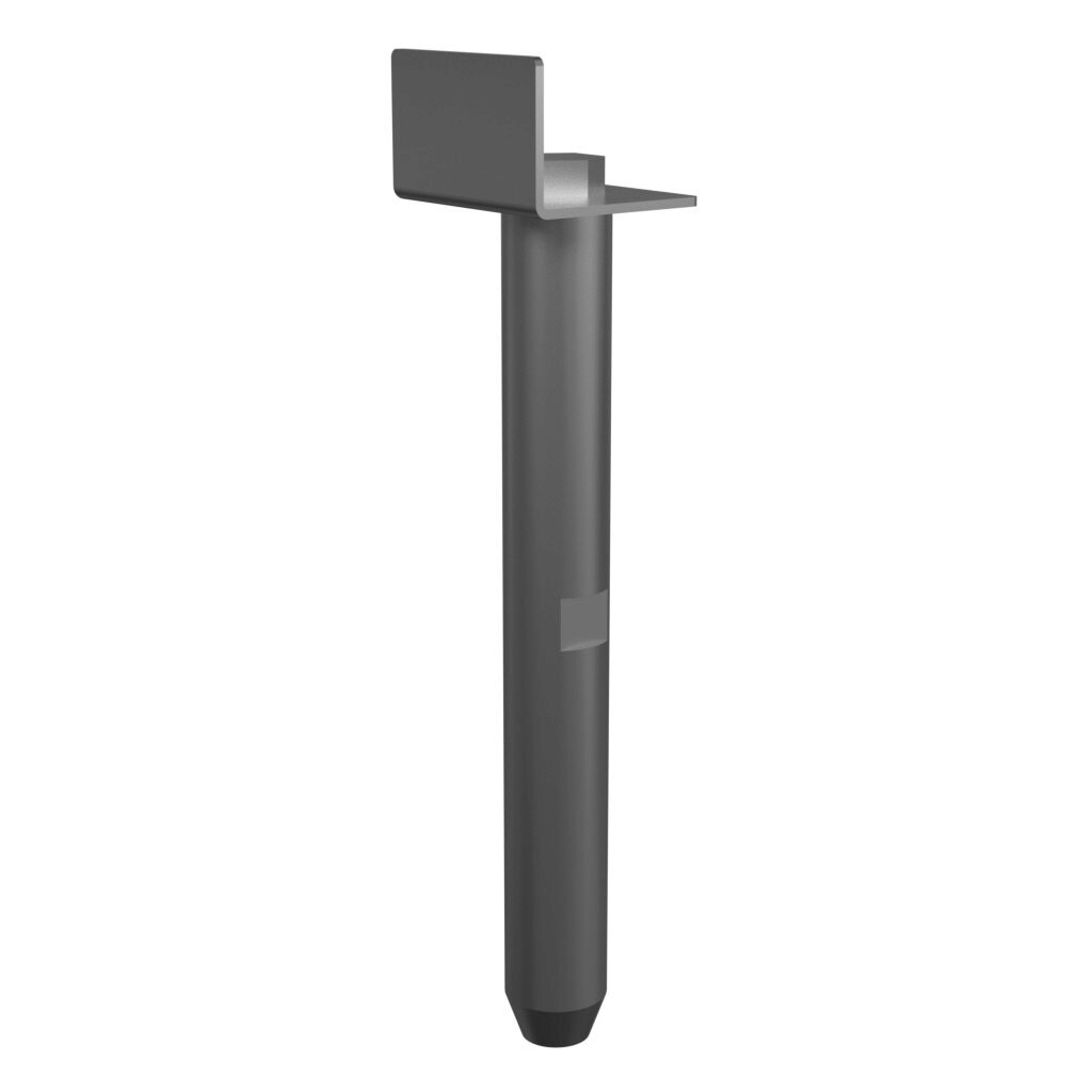 FKIT316ST12 - Hammond fixed-height floor-mounting legs, 316L stainless steel, #4 brush finish. For use with Hammond wall-mount enclosures. Includes (2) legs and mounting hardware.