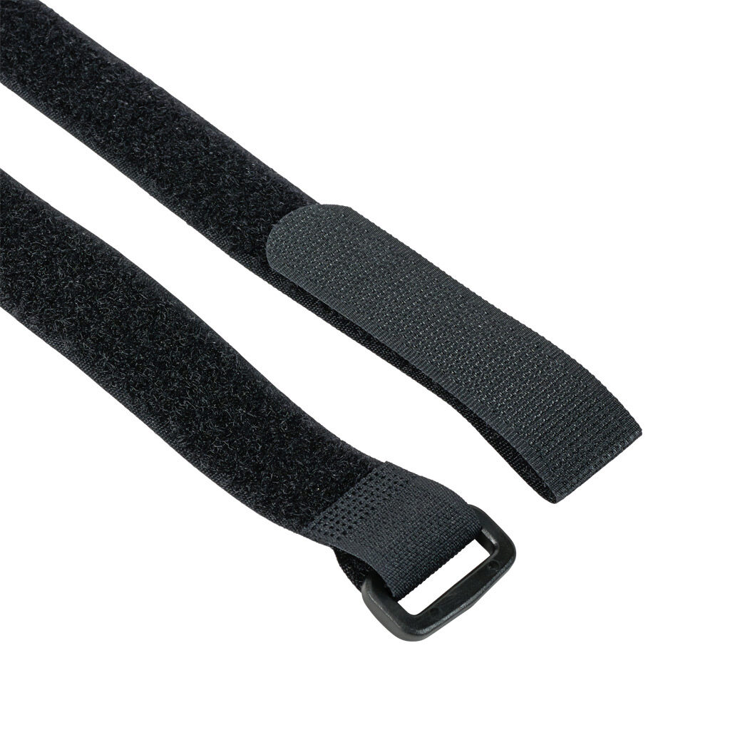 FOL300-50-0 - ABB - Thomas & Betts Ty-Grip series buckle cable tie, general purpose, nylon, 12in length, 0.75in width, 50lb tensile strength, 3in maximum bundle diameter, black. Package of 10.