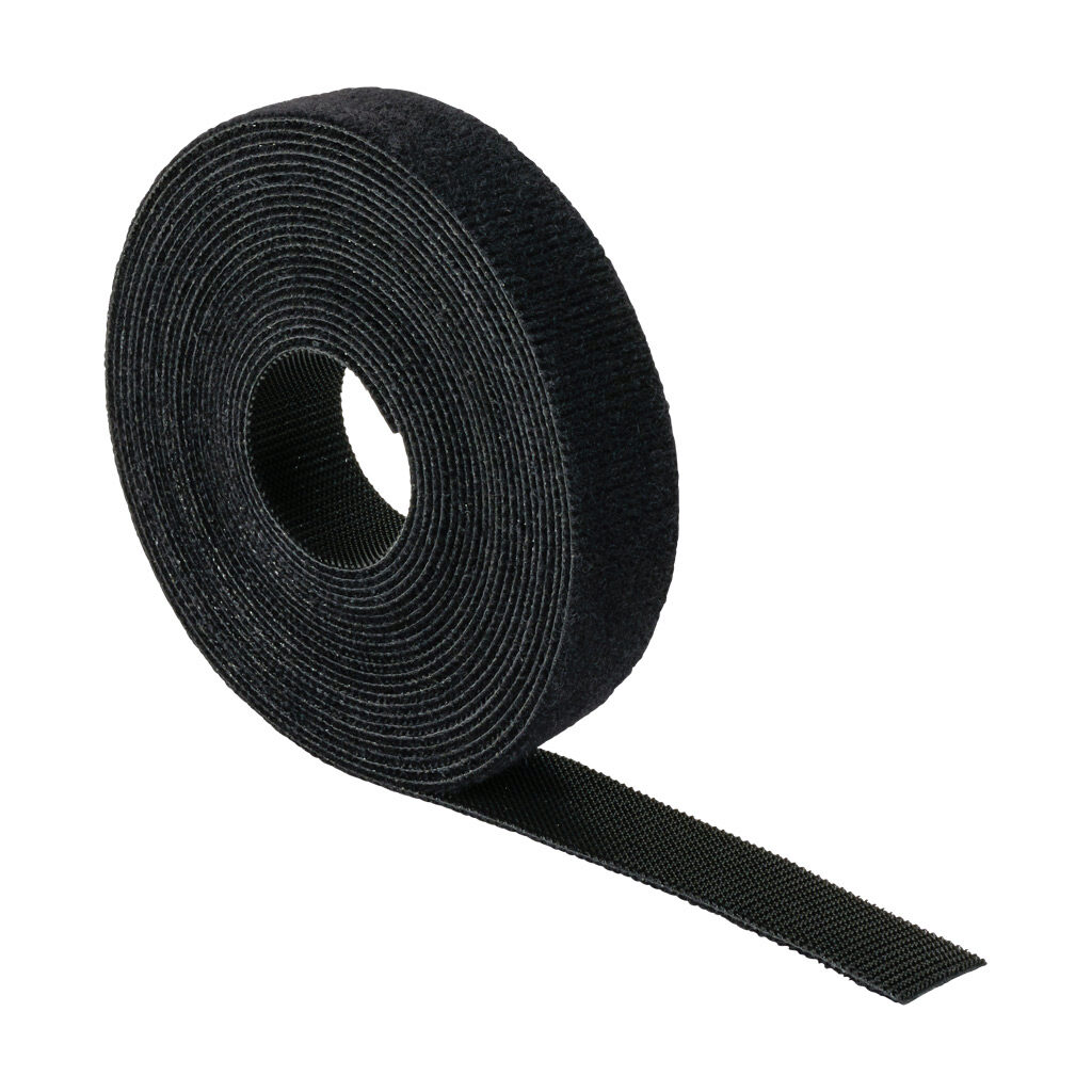 FOR180-50-0 - ABB - Thomas & Betts Ty-Grip series roll cable tie, general purpose, nylon and polyethylene, 180in length, 0.75in width, 50lb tensile strength, black. Package of 1.