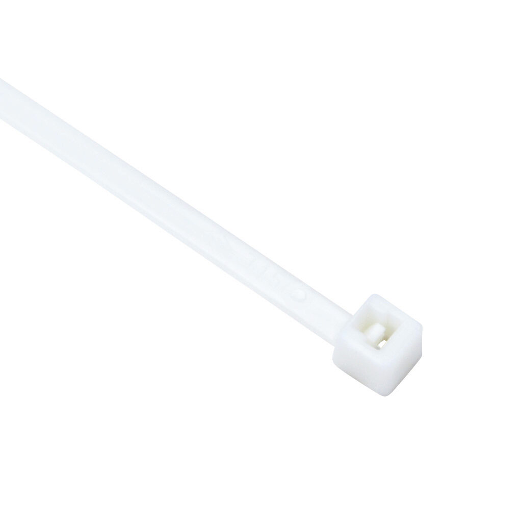 FOS.2.2102R - SapiSelco Selfit series standard cable tie, glow-in-the-dark, nylon 6.6, 3.94in length, 0.1in width, 17lb tensile strength, 0.94in maximum bundle diameter, natural. Package of 100.