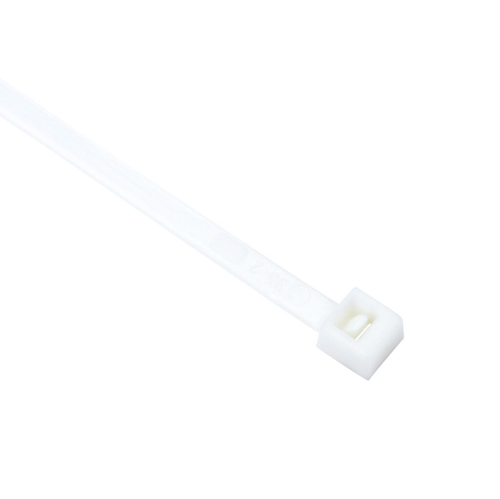 FOS.2.2110R - SapiSelco Selfit series standard cable tie, glow-in-the-dark, nylon 6.6, 5.51in length, 0.14in width, 33lb tensile strength, 1.42in maximum bundle diameter, natural. Package of 100.