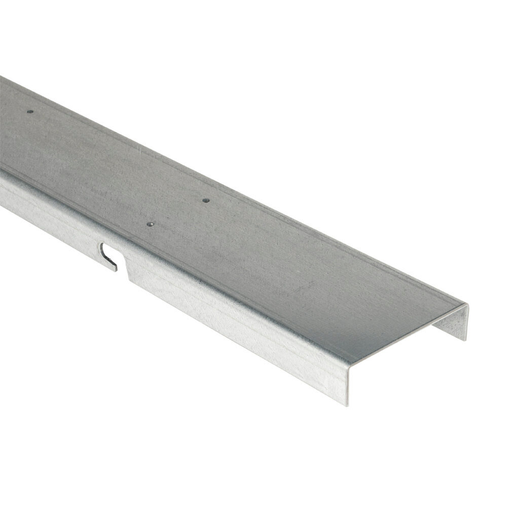FUP188 - Quadritalia OK series subpanel filler plate, 1800mm, galvanized steel.