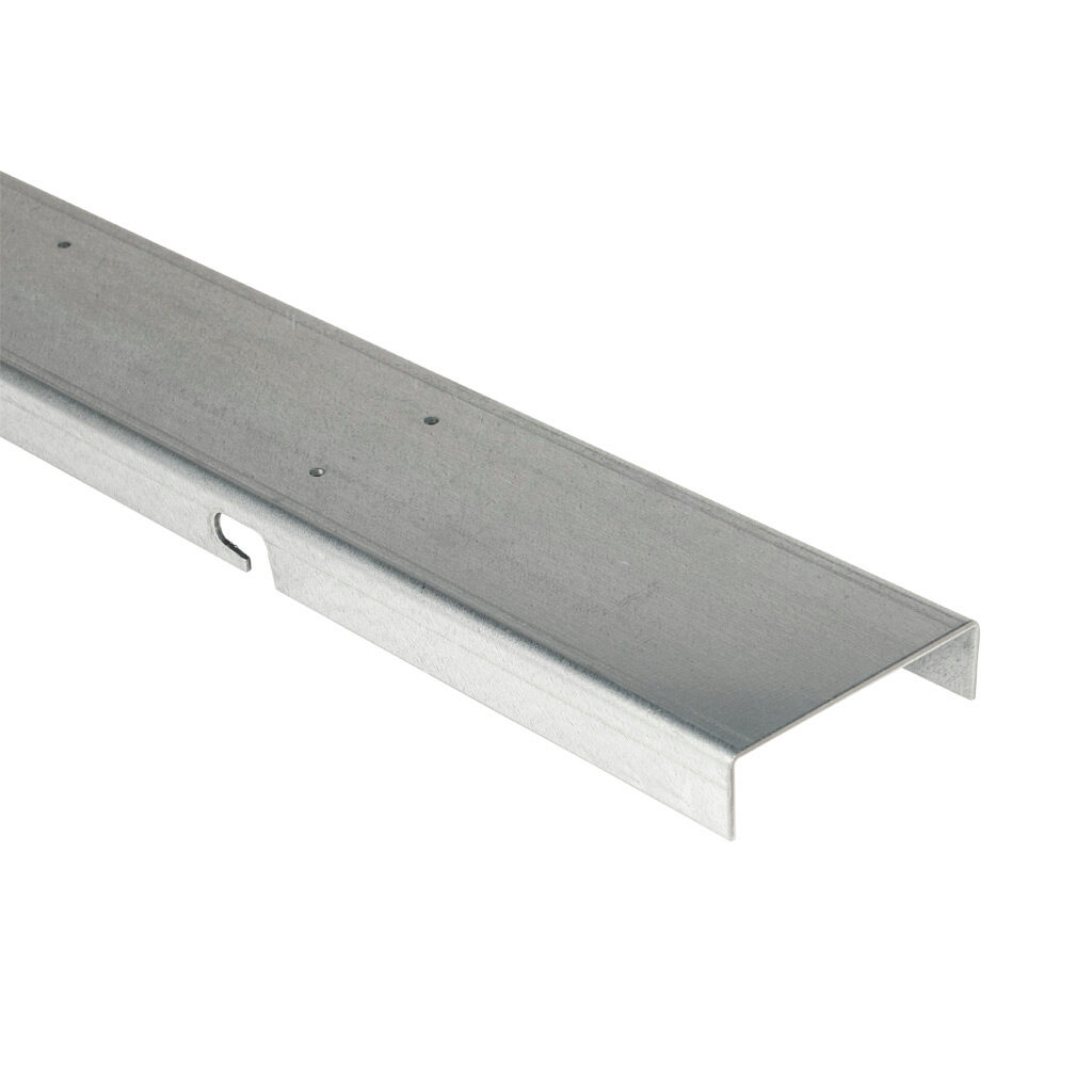 FUP228 - Quadritalia OK series subpanel filler plate, 2200mm, galvanized steel.