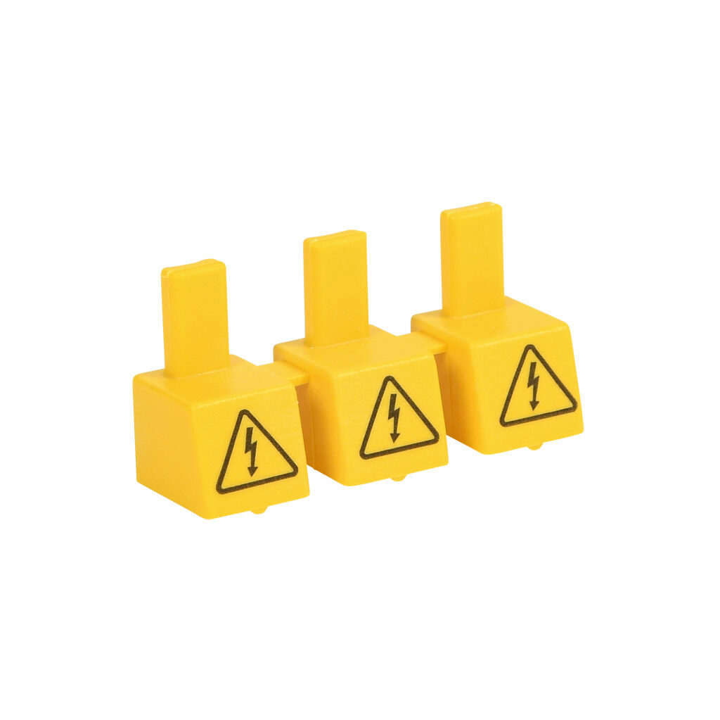 GMCBU-BBM-TMC-3 - Gladiator safety cover, package of 10. For use with up to (3) unused pins on Gladiator GMCBU series busbars.