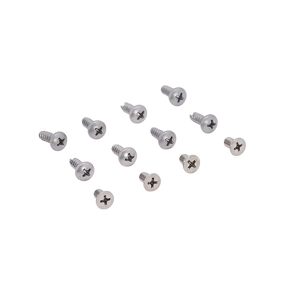 GMMR-SCREWS-P10 - Integra rail screw kit, replacement. For use with Multi-Max series internal mounting rails. Includes (4) #10-32 x 0.38in stainless steel flat head screws and (8) #10-32 x 0.50in stainless steel pan head thread-cutting screws.