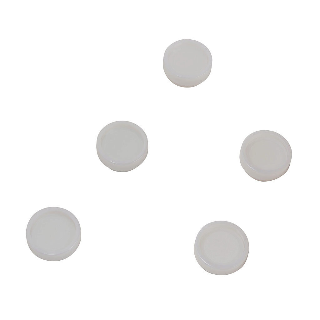 GR1168PW-5 - AutomationDirect flush lens, replacement, white. Package of 5. For use with GCX series pushbuttons.
