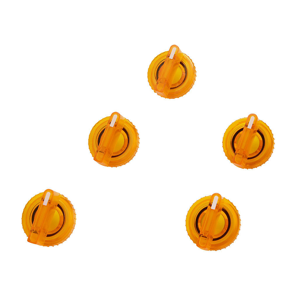 GR1172PG-5 - AutomationDirect lever lens, replacement, yellow, 2-position, white indicator line. Package of 5. For use with GCX series switches.