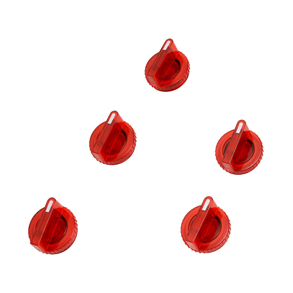 GR1288PR-5 - AutomationDirect lever lens, replacement, red, 3-position, white indicator line. Package of 5. For use with GCX series switches.