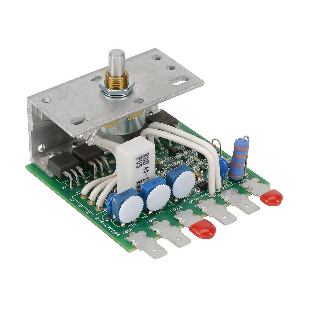 GSD3-240-2CJ - IronHorse GSD3 series DC general purpose drive, 120/240 VAC, 1-phase, 1/50 to 1/6hp at 90 VDC and 1/25 to 1/3hp at 180 VDC, 2A, open frame, J style mount, field-install reverse, potentiometer input, SCR output.