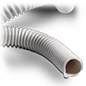 GSI-50G - Iboco I-Flex flexible electrical tubing, liquid-tight, PVC, 2in tubing size, gray, 98ft/29.8m coil length.